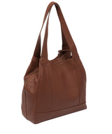 Pure Luxuries Eco Collection Bags: 'Colette' Conker Brown Leather Handbag