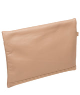 Pure Luxuries Classic Collection Bags: 'Chalfont' Latte Leather Clutch Bag