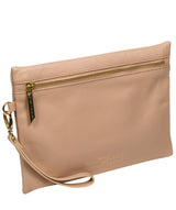 Pure Luxuries Classic Collection Bags: 'Chalfont' Latte Leather Clutch Bag