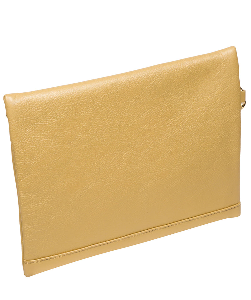 Pure Luxuries Classic Collection Bags: 'Chalfont' Metallic Gold Leather Clutch Bag