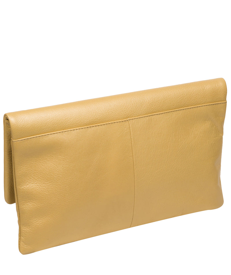 Pure Luxuries Marylebone Collection Bags: 'Amelia' Metallic Gold Leather Clutch Bag