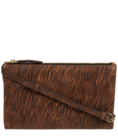 'Anya' Animal Print Nappa Leather Cross Body Evening Bag
