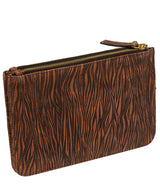 Pure Luxuries Marylebone Collection Bags: 'Addison' Animal Print Nappa Leather Clutch Bag