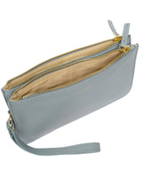 Pure Luxuries Marylebone Collection Bags: 'Addison' Cashmere Blue Nappa Leather Clutch Bag