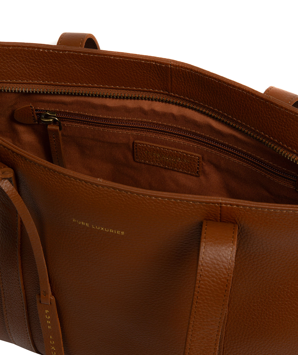 'Olney' Tan Leather Handbag