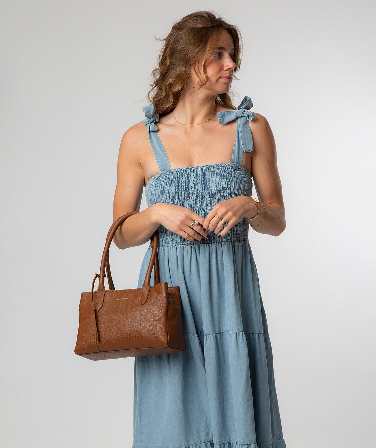 'Filton' Tan Leather Handbag