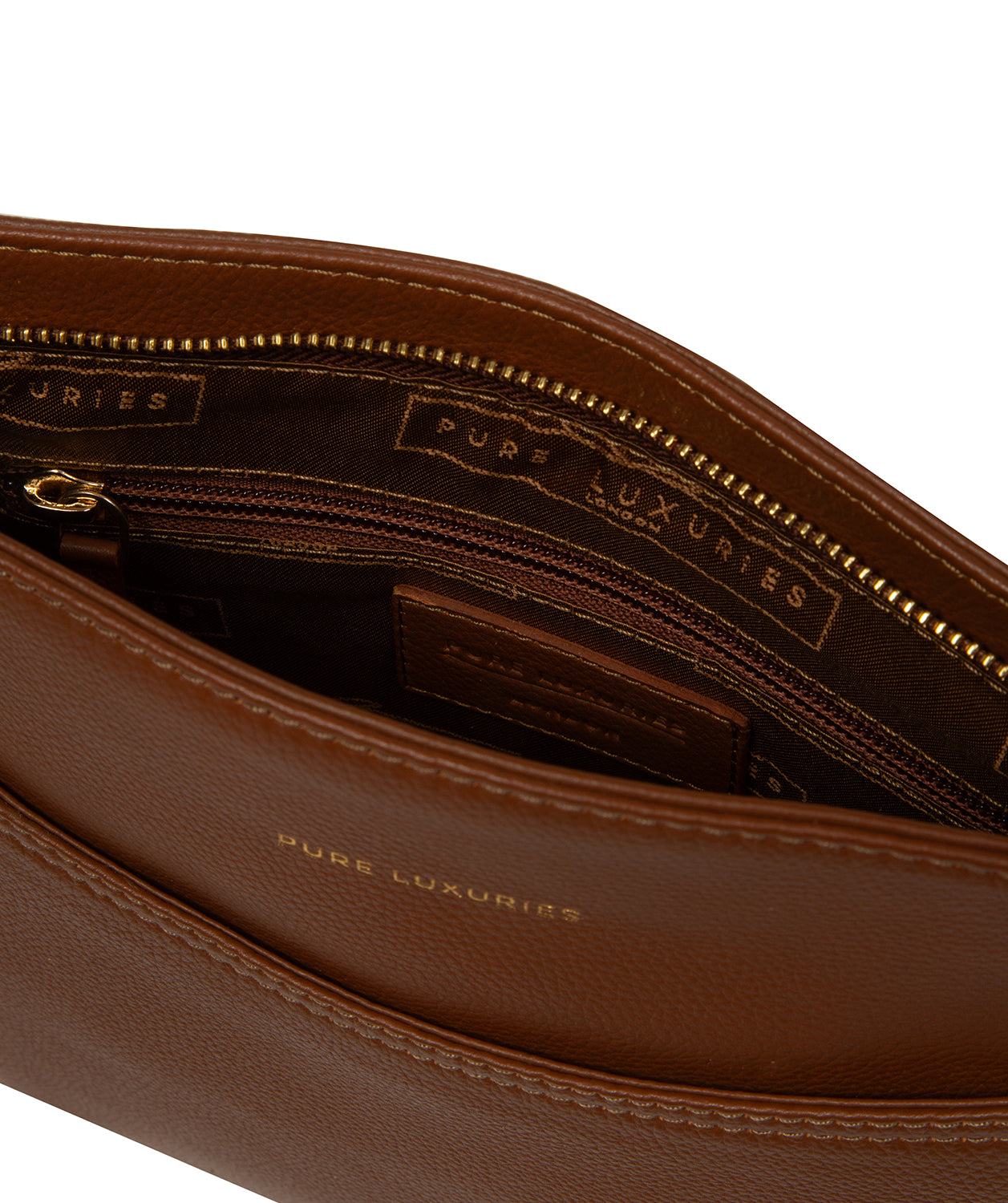 'Firle' Tan Leather Cross Body Bag