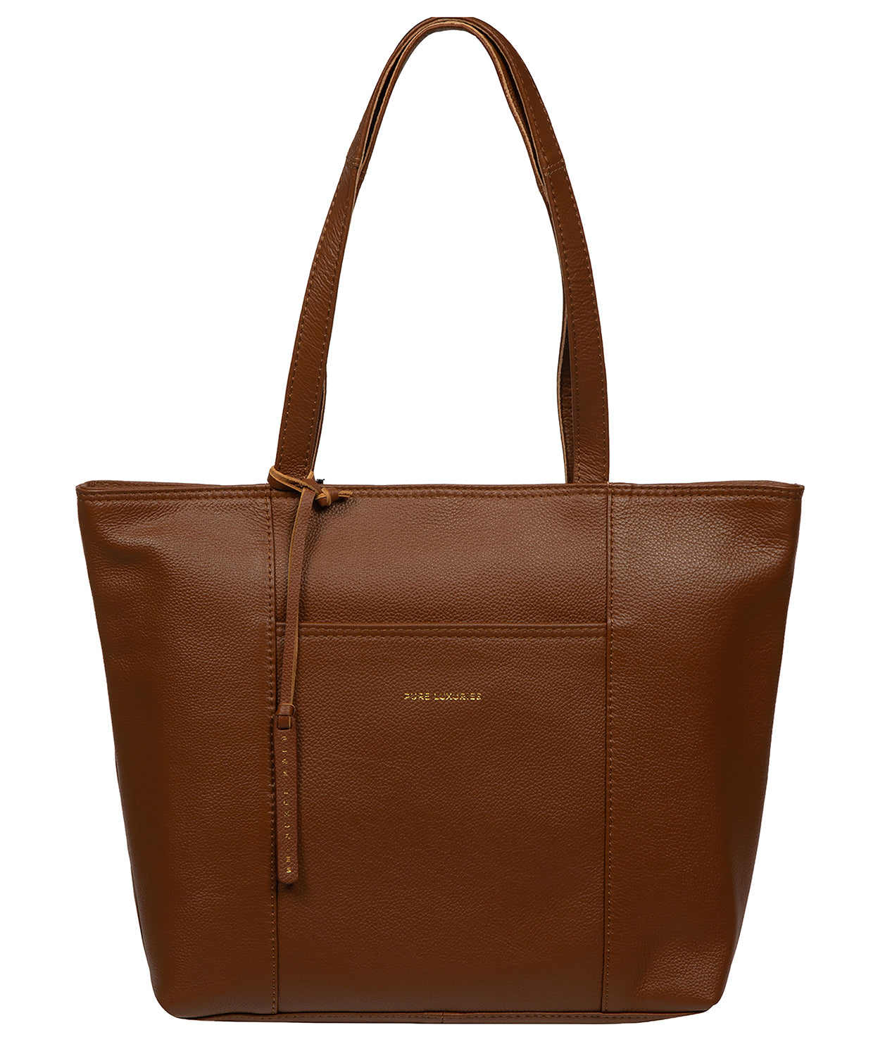 'Wimbley' Tan Leather Tote Bag