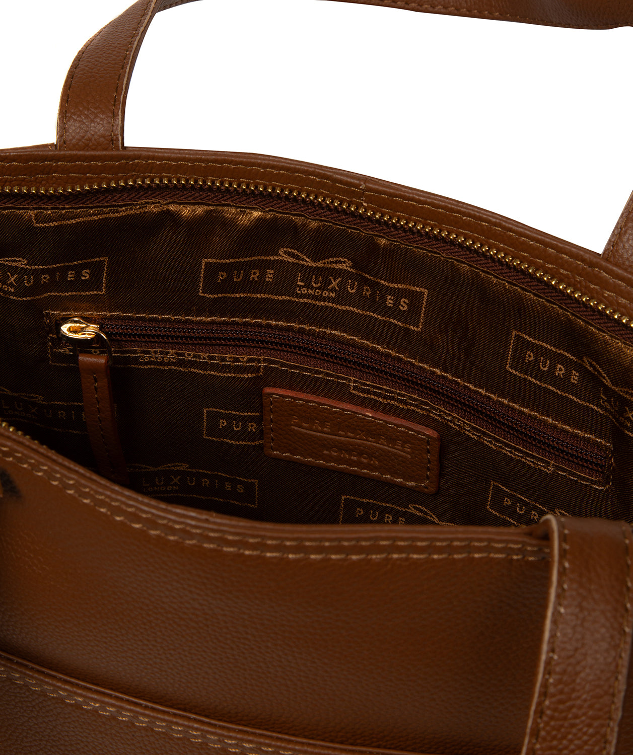 'Wimbley' Tan Leather Tote Bag