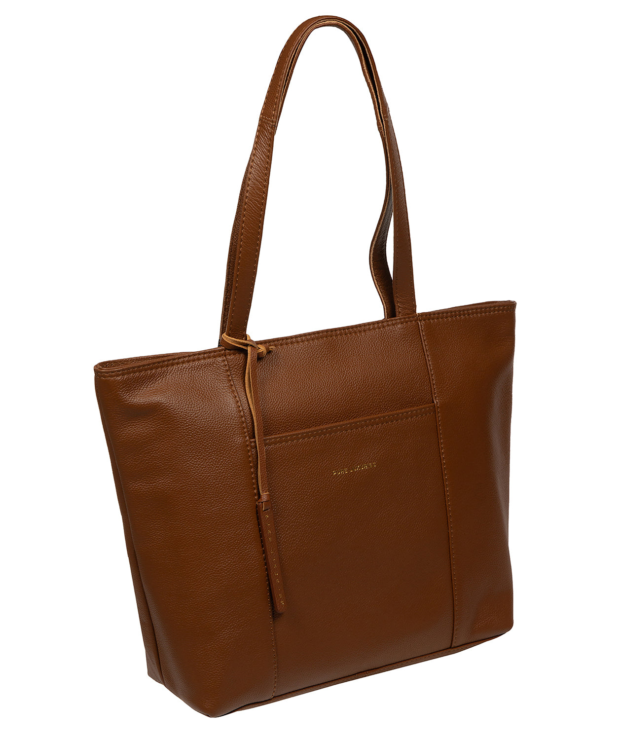 'Wimbley' Tan Leather Tote Bag