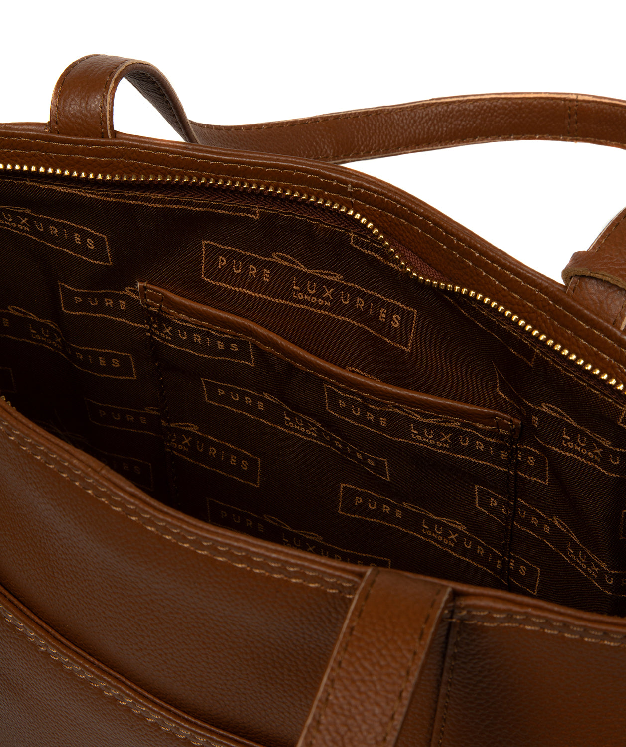 'Wimbley' Tan Leather Tote Bag