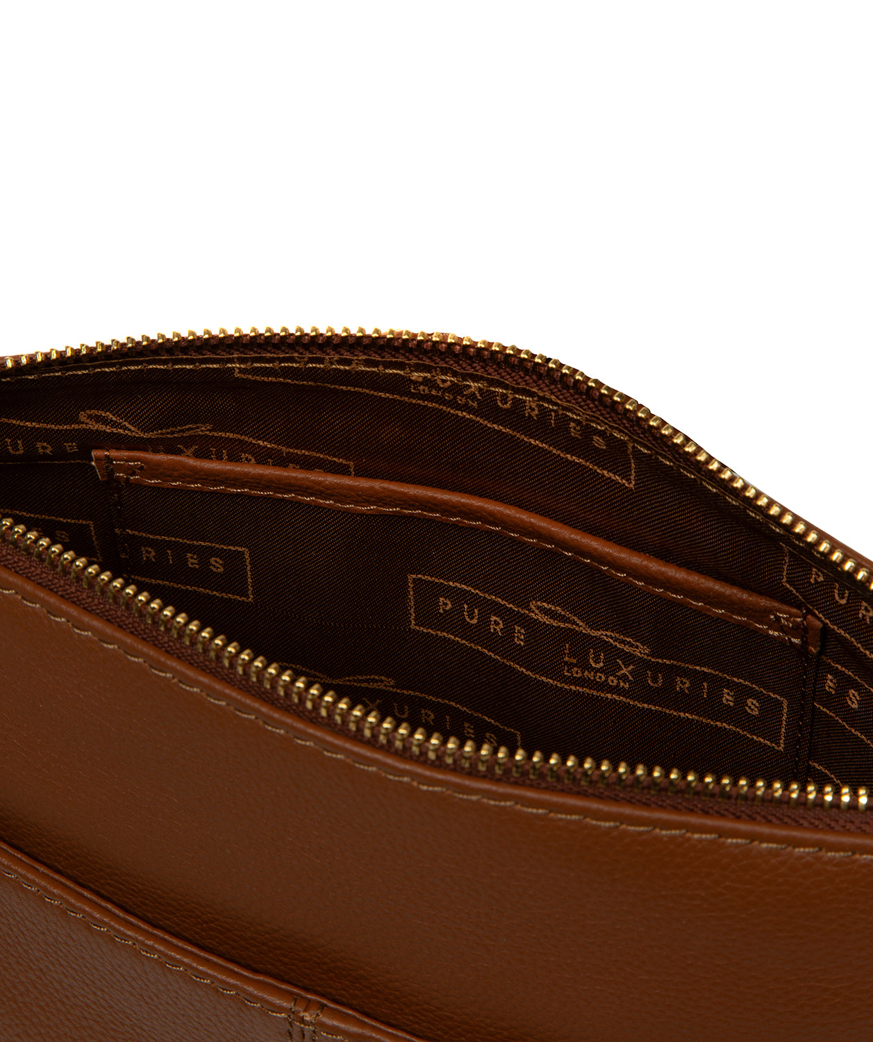 'Harford' Tan Leather Cross Body Bag