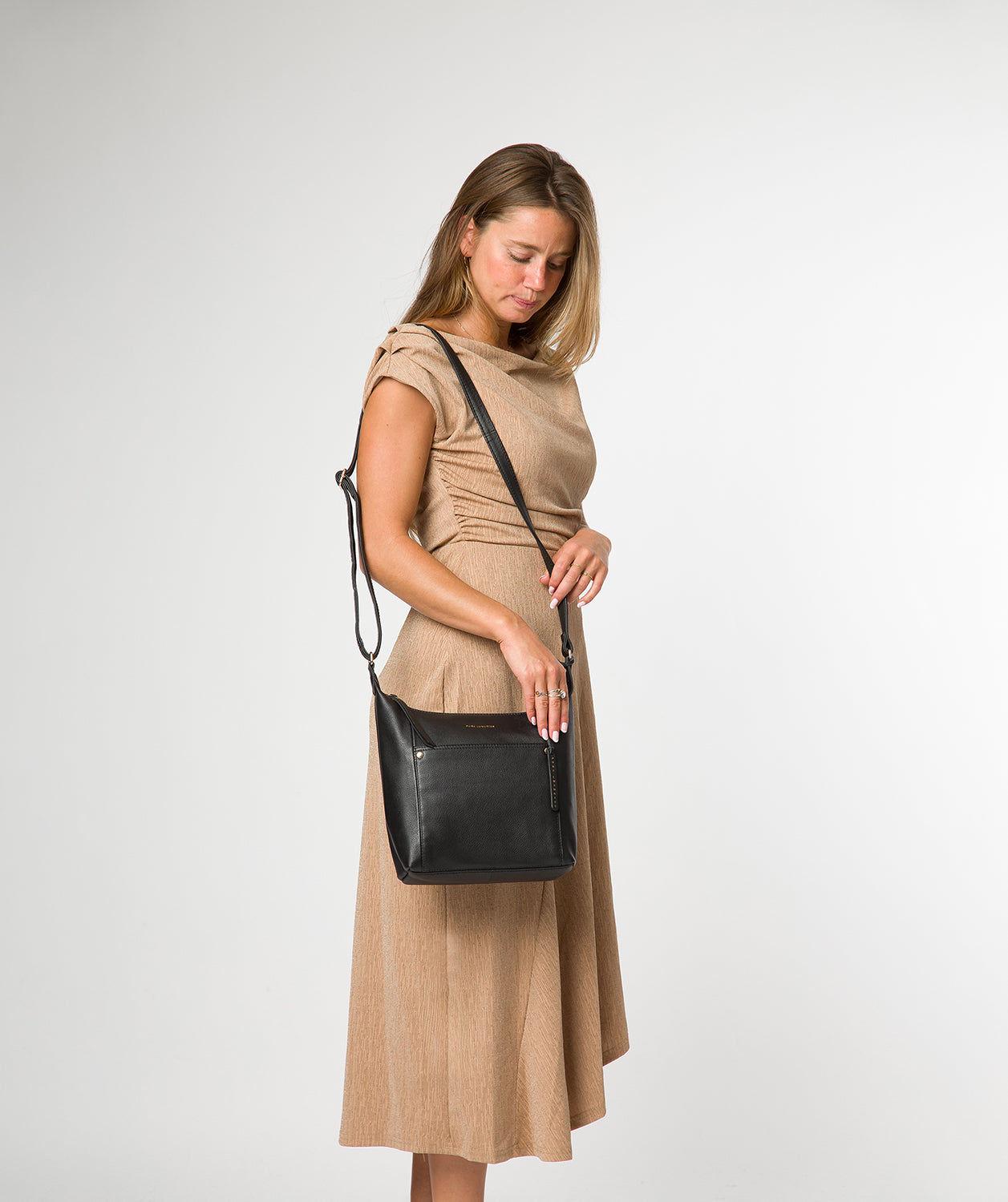 Melbury bag rear exterior with stud detailing