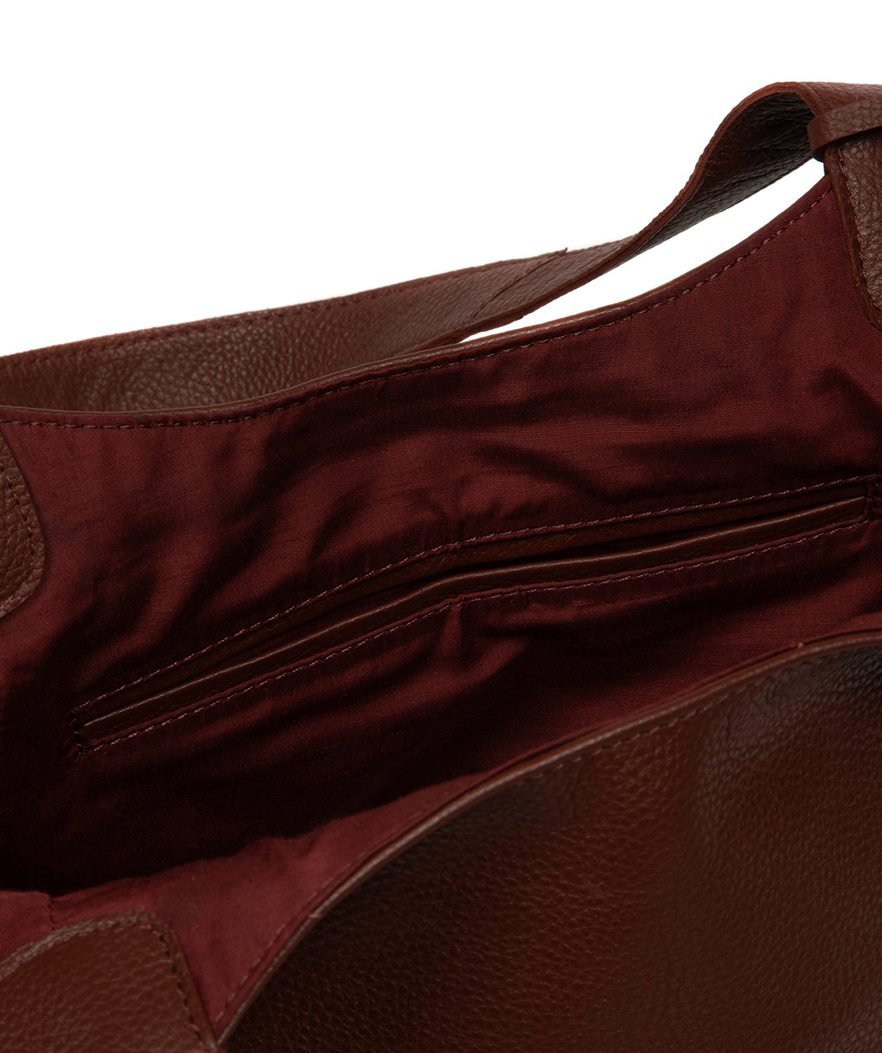 'Fizz' Chestnut Leather Tote Bag