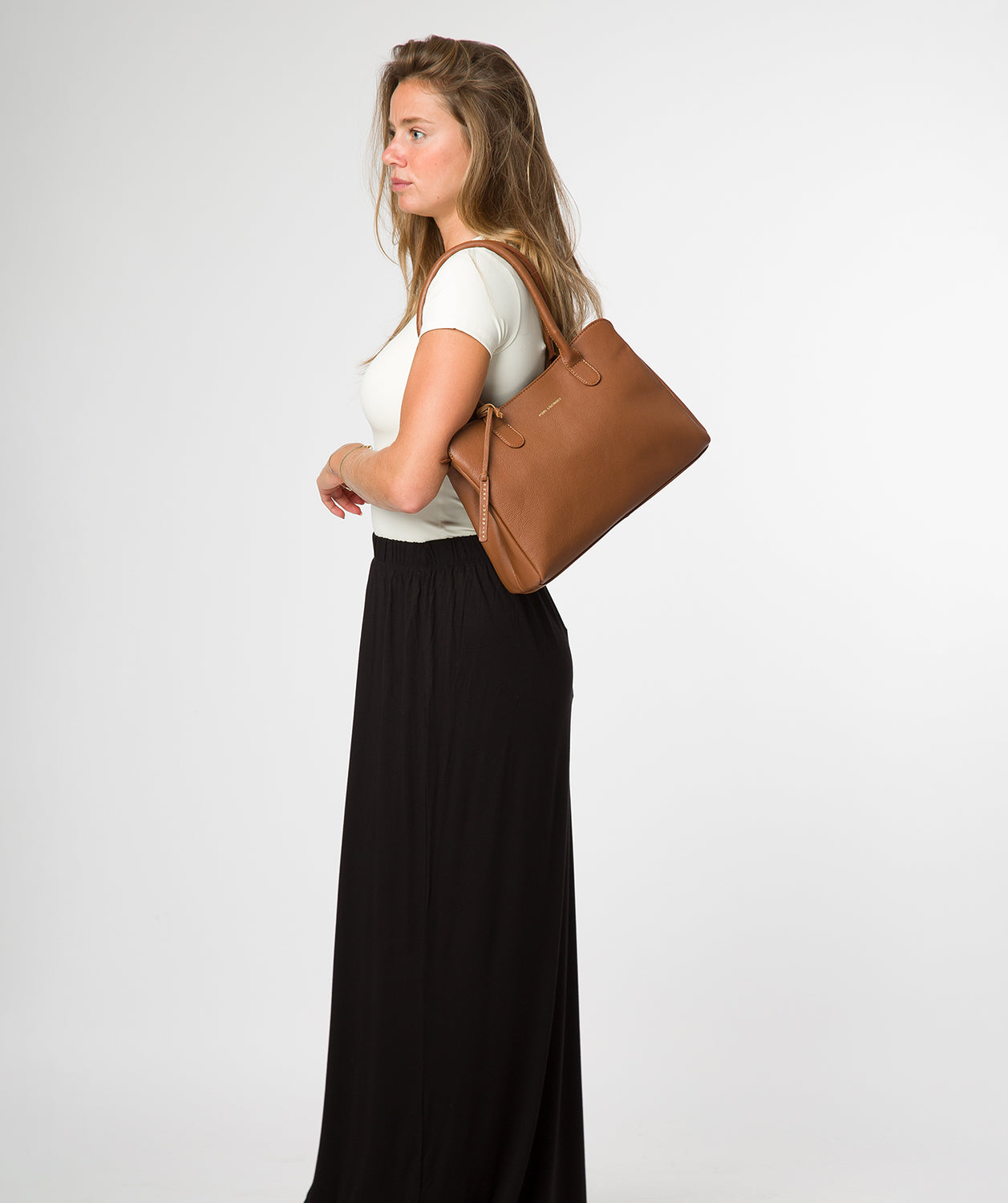 'Aysgarth' Tan Leather Handbag