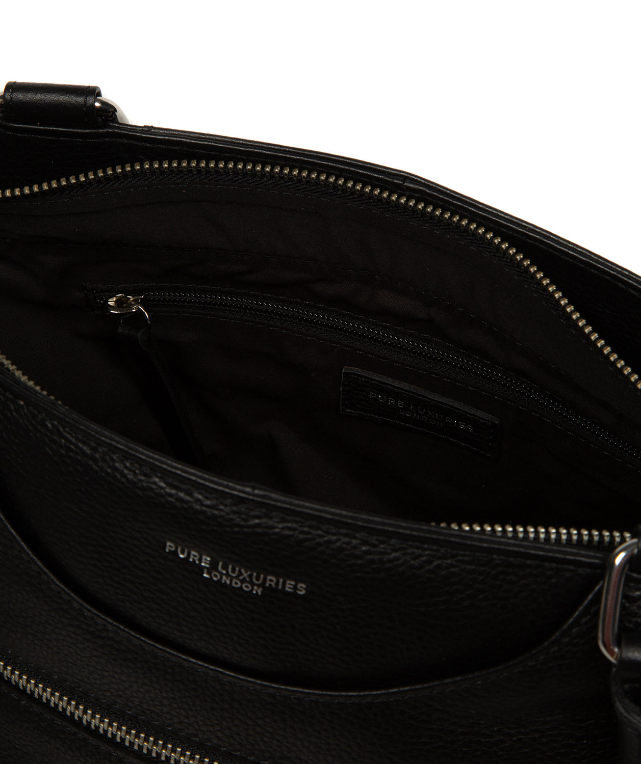 'Mooki' Black Leather Handbag