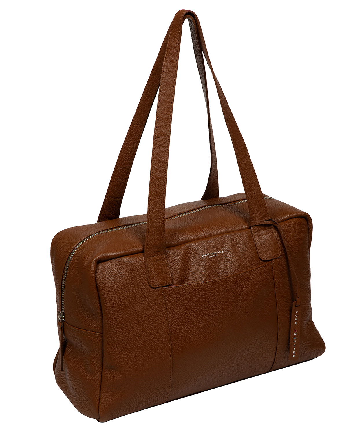 'Airgo' 'Free on Board' Rich Tan Leather Cabin Bag