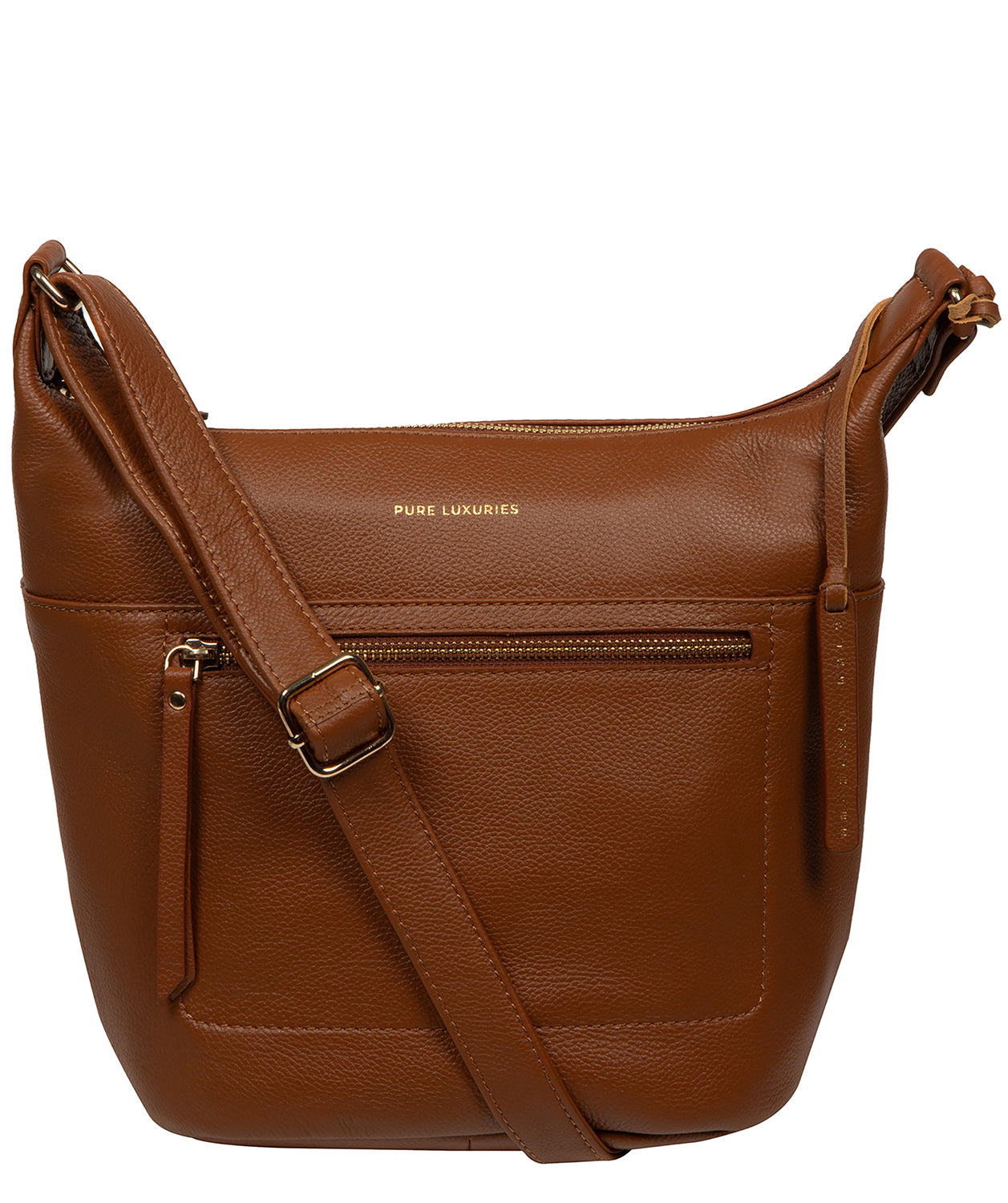 'Wittering' Tan Leather Shoulder Bag