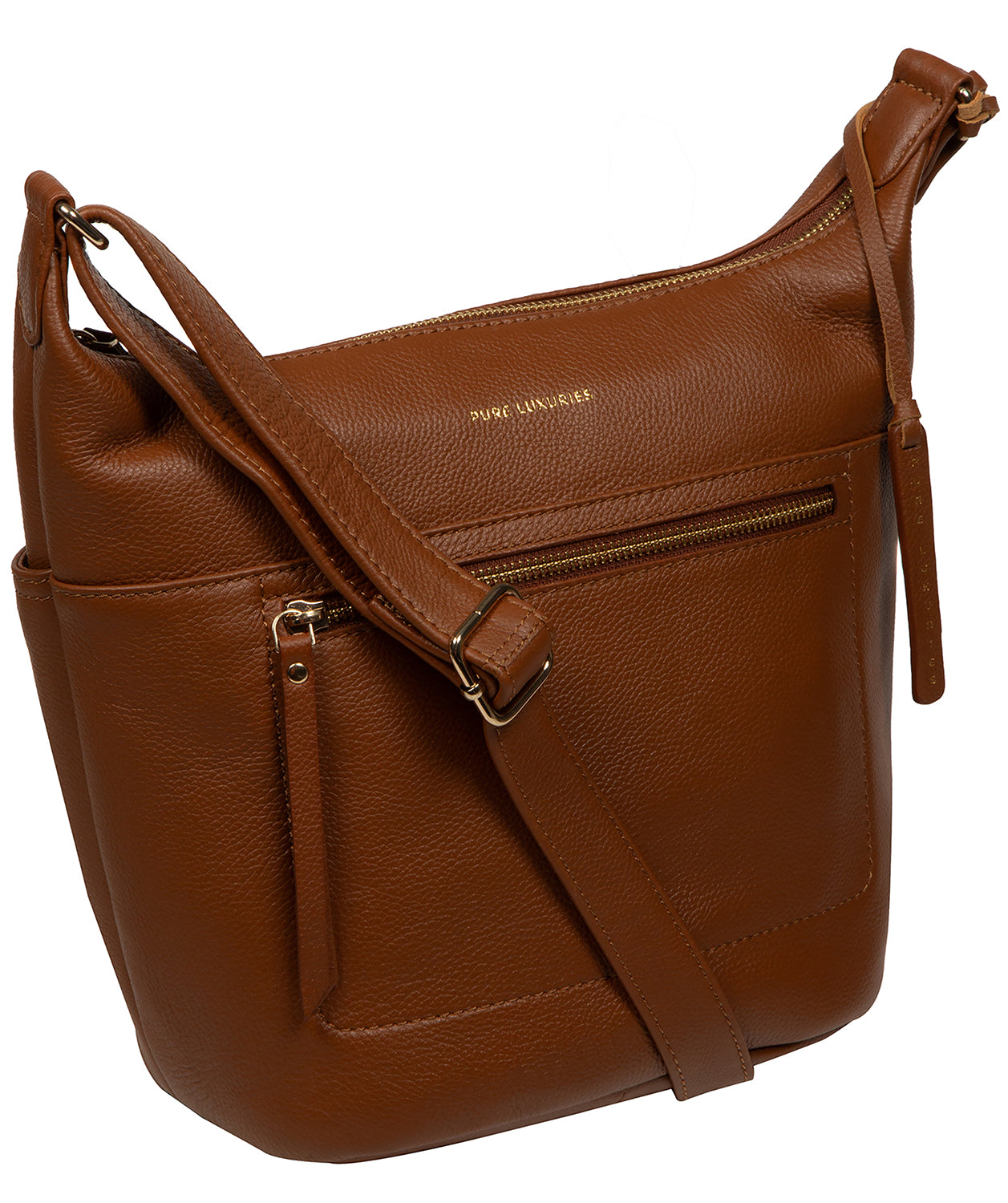 'Wittering' Tan Leather Shoulder Bag