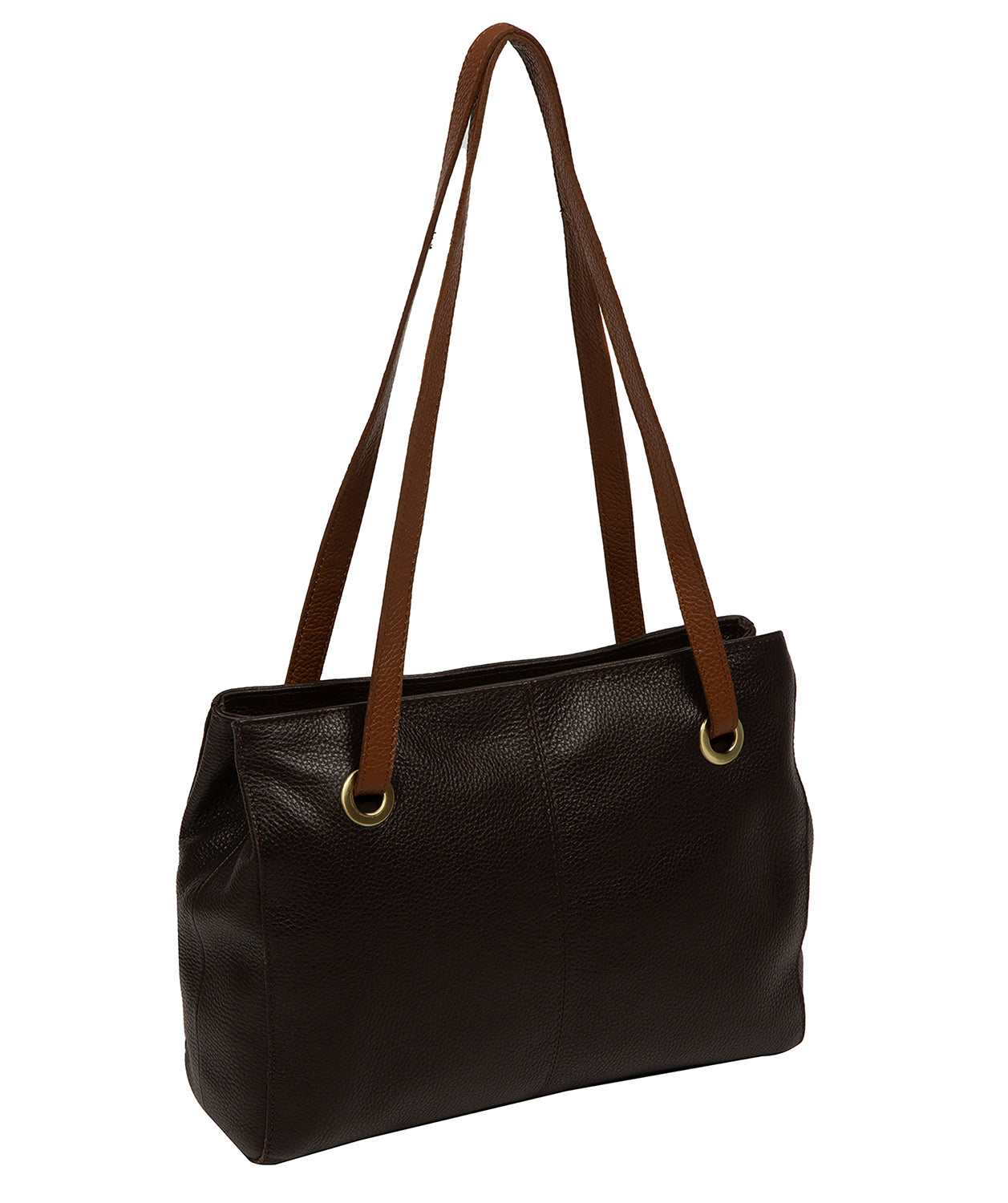 Noko handbag interior with zipped and slip pockets