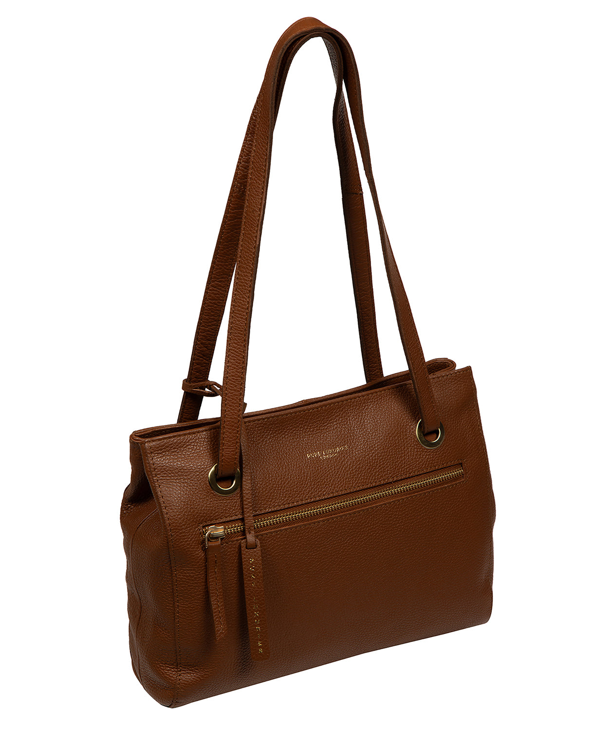 'Noko' Rich Tan Leather Handbag