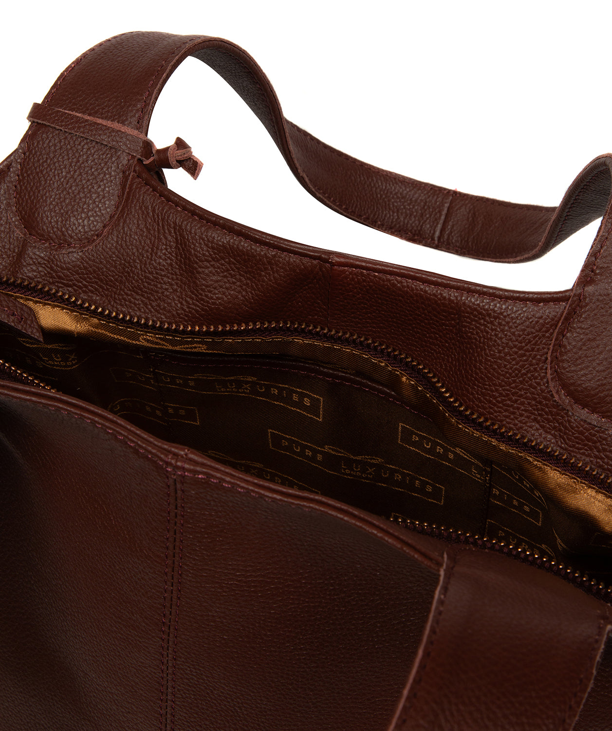 'Ormesby' Chestnut Leather Handbag