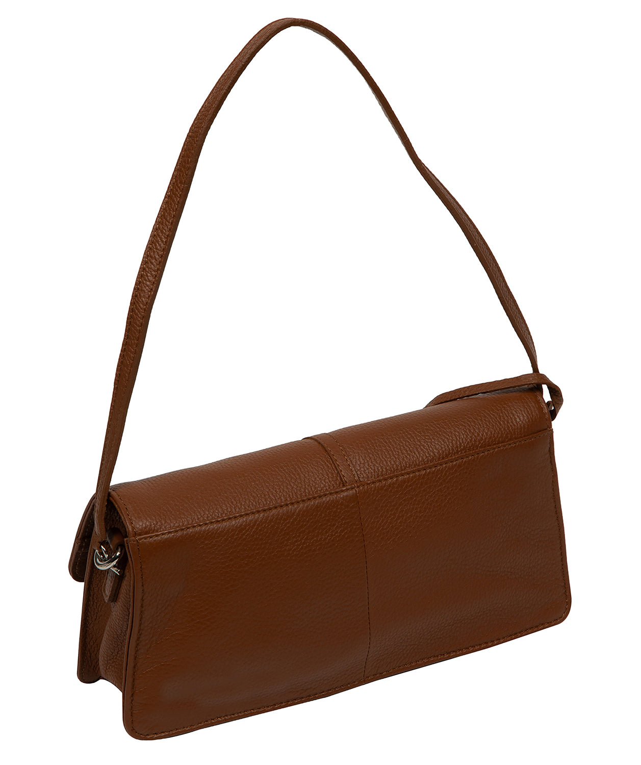 'Sabina' Rich Tan Leather Grab Bag