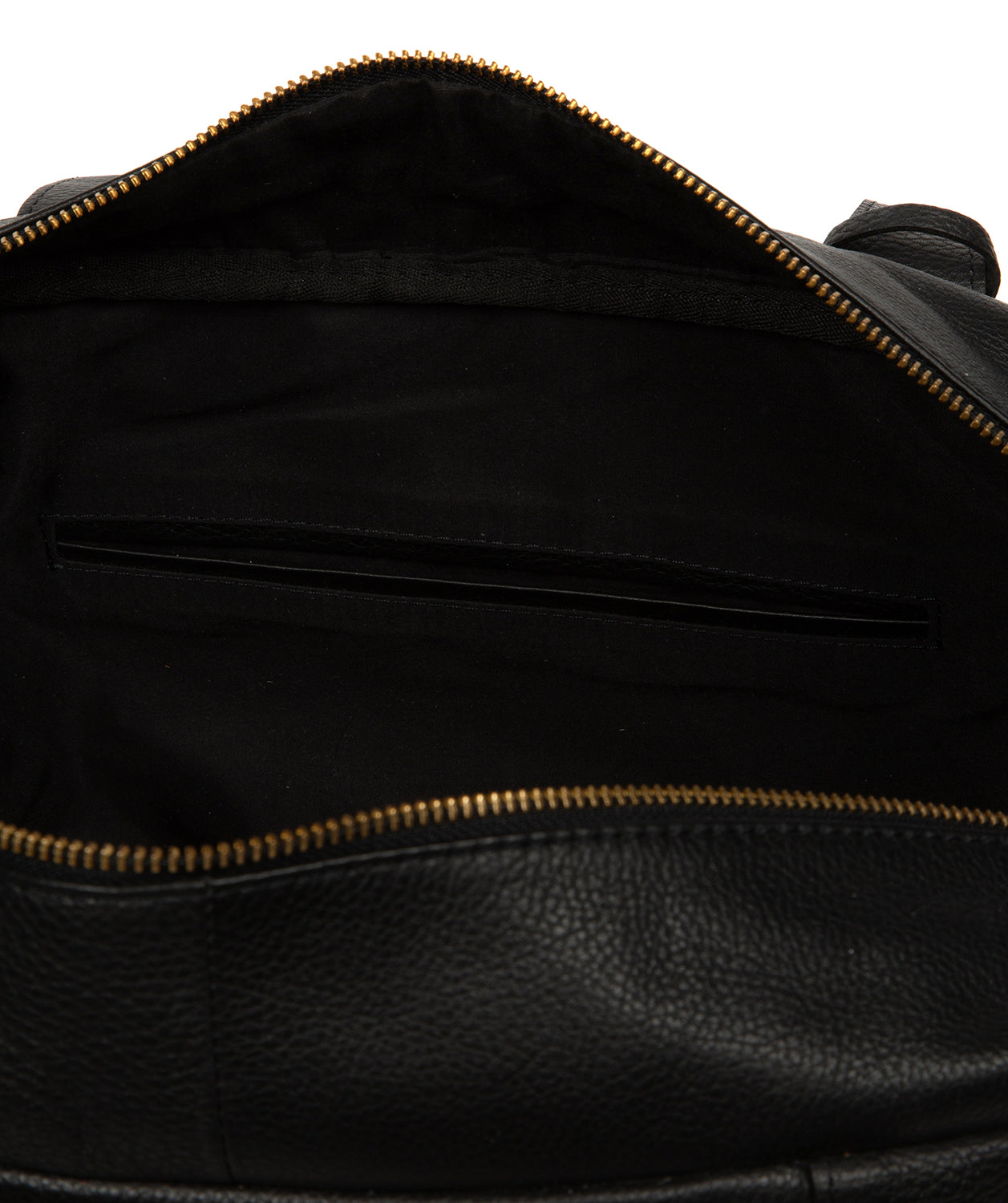 'Airgo' 'Free on Board' Black Leather Men's Cabin Bag