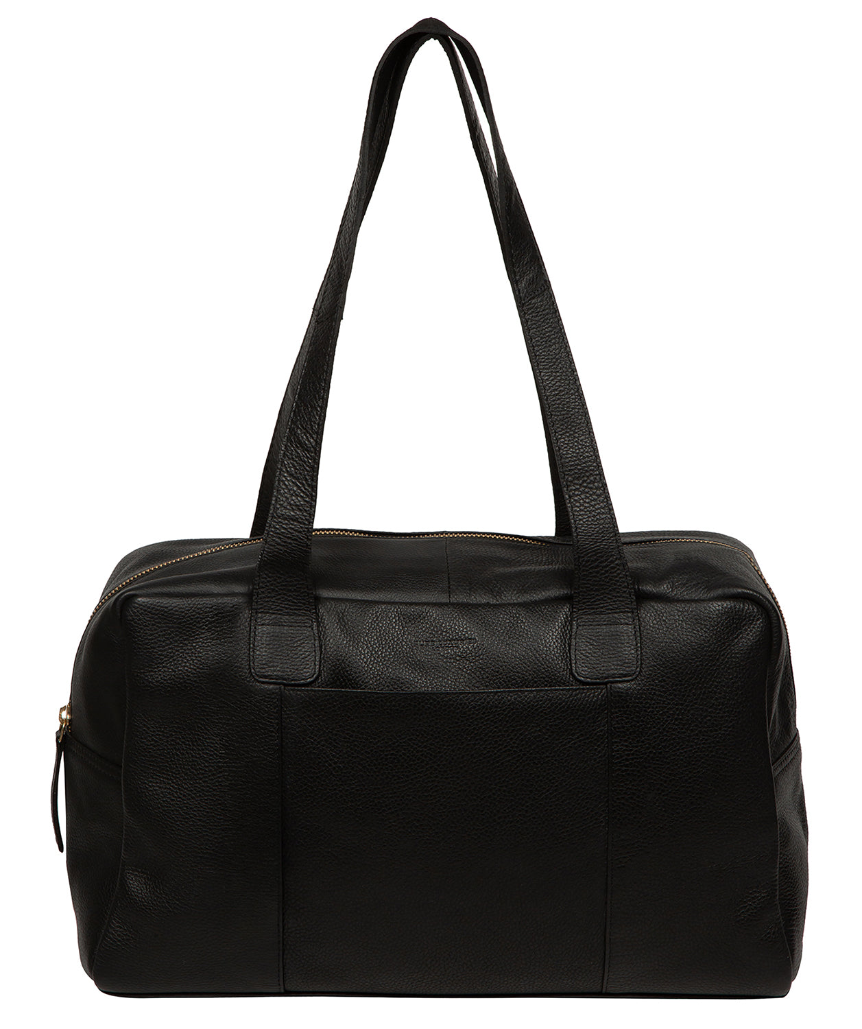 'Airgo' 'Free on Board' Black Leather Men's Cabin Bag