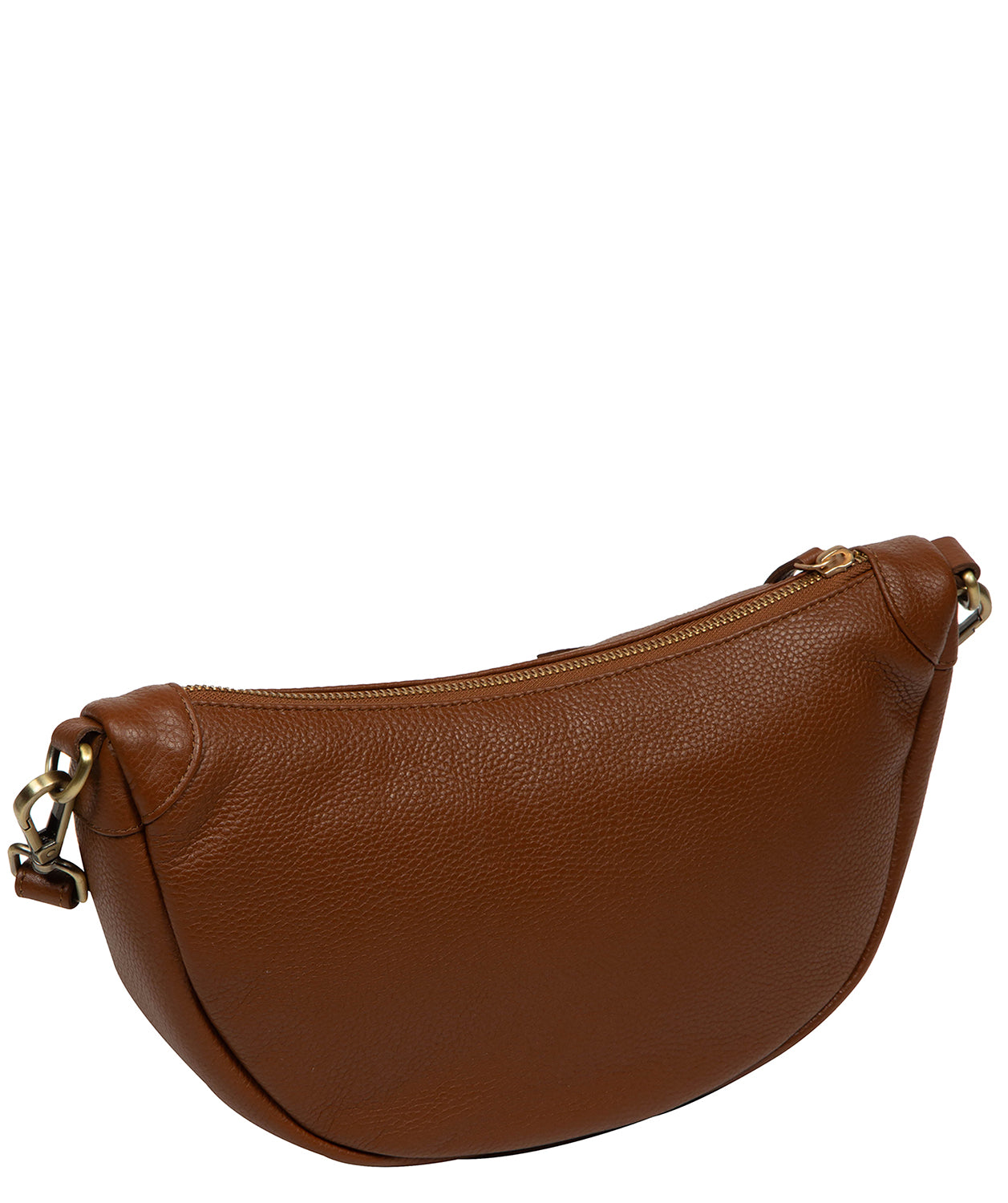 'Melisande' Rich Tan Leather Cross Body Bag