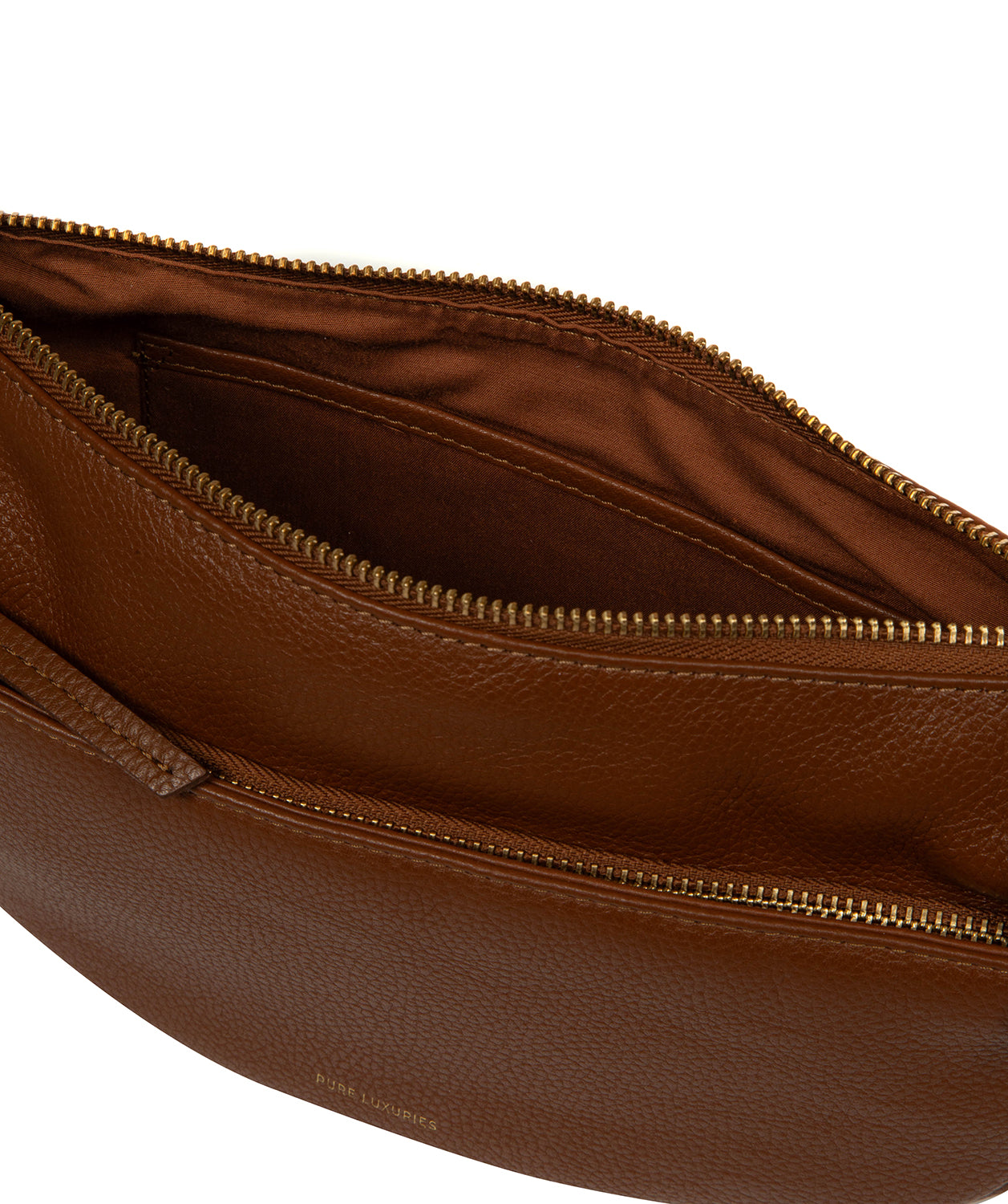 'Melisande' Rich Tan Leather Cross Body Bag