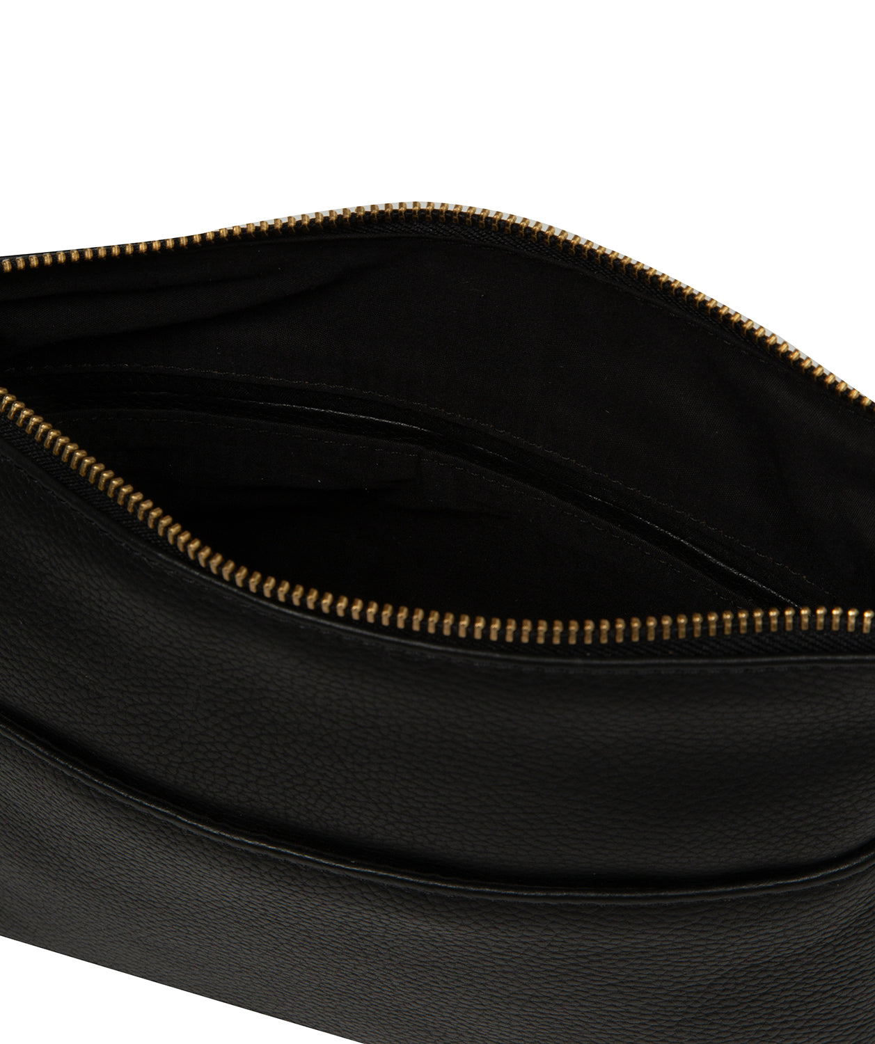 'Celestine' Black Leather Cross Body Bag