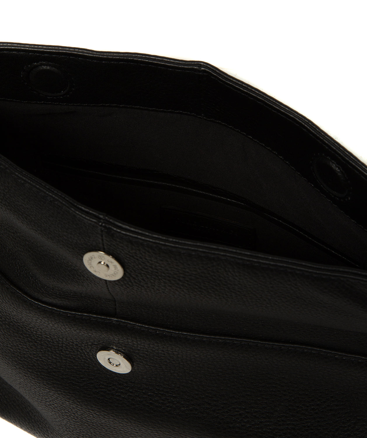 Embossed Pure Luxuries logo detail on exterior