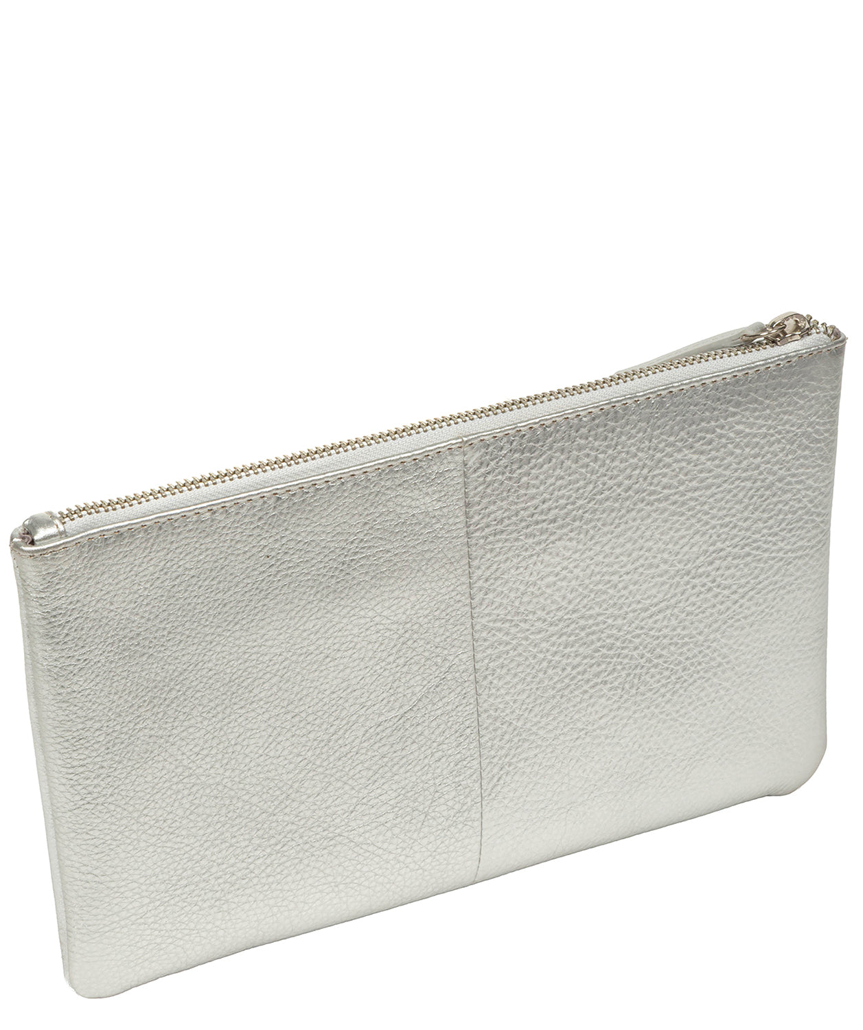 Interior zip pocket and slip storage compartments