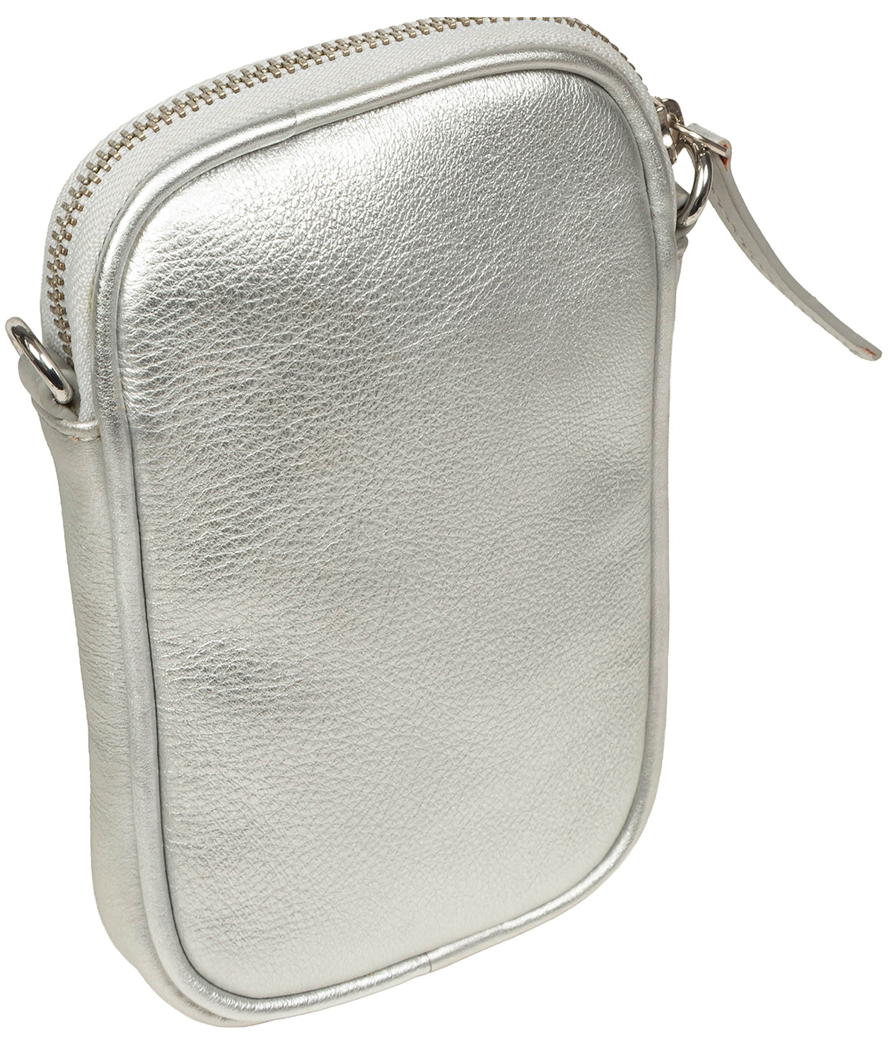 Interior compartment with card slots and zip closure