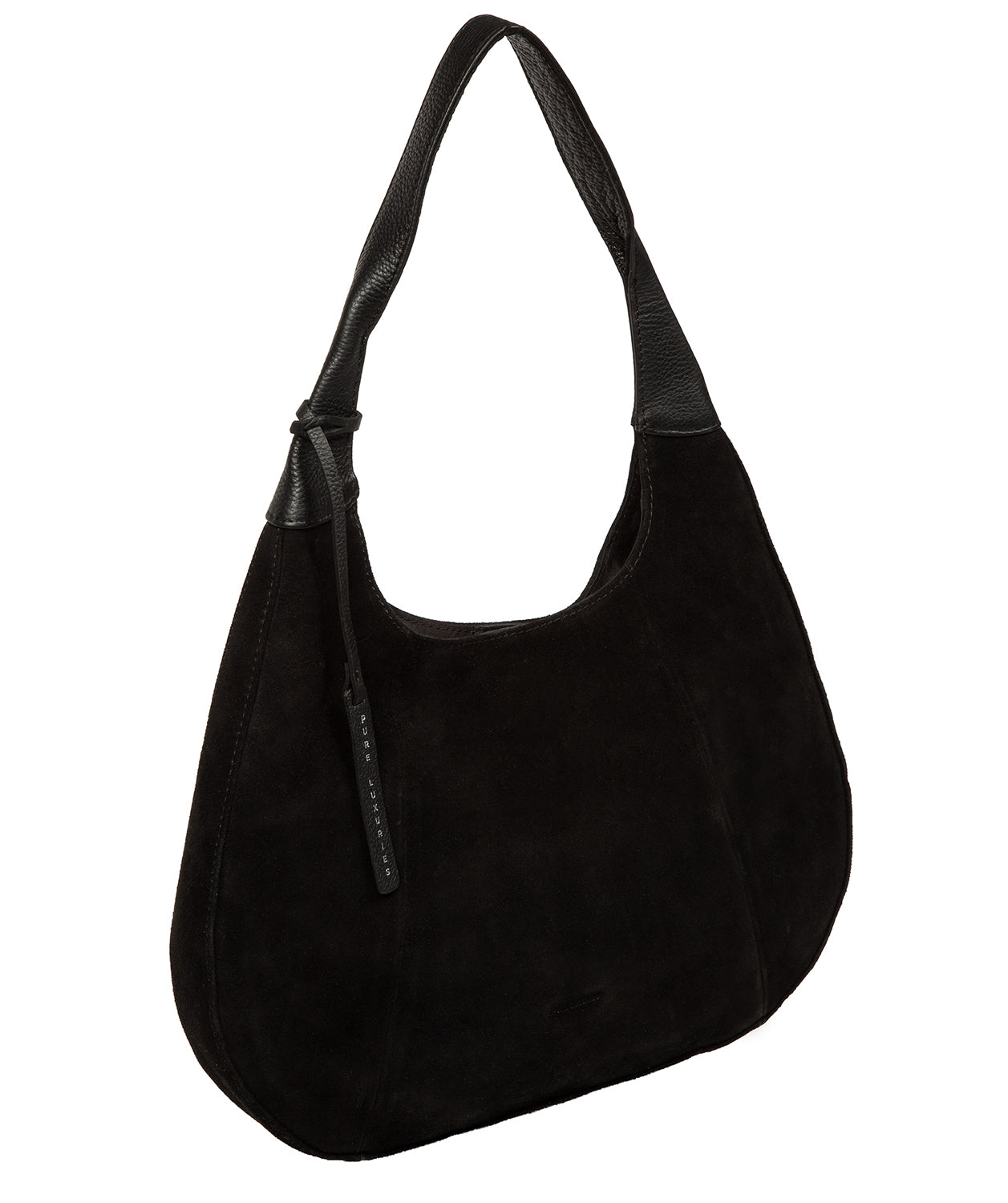Juno handbag with silver foil embossed charm detail
