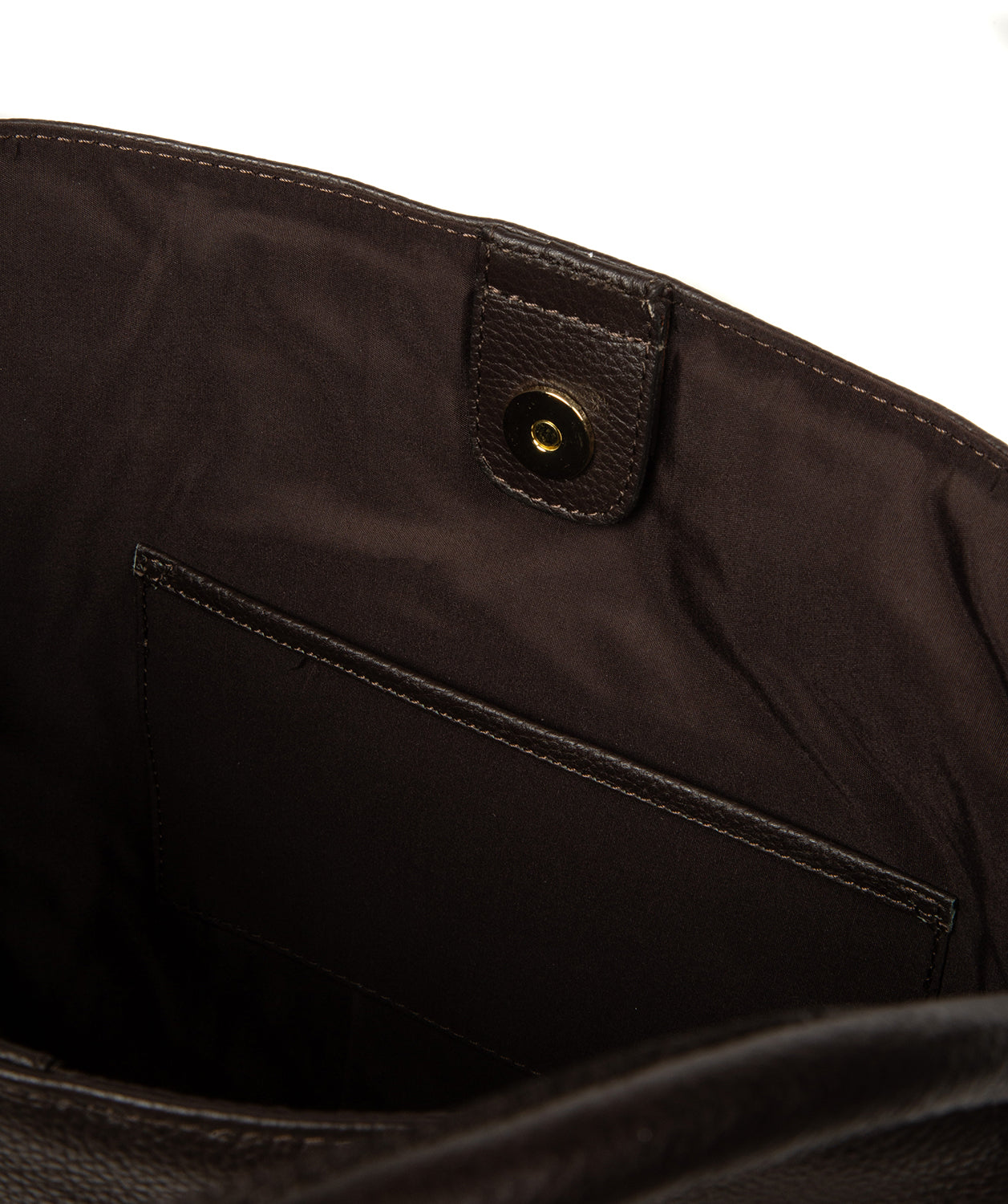 Interior slip pocket and storage compartments