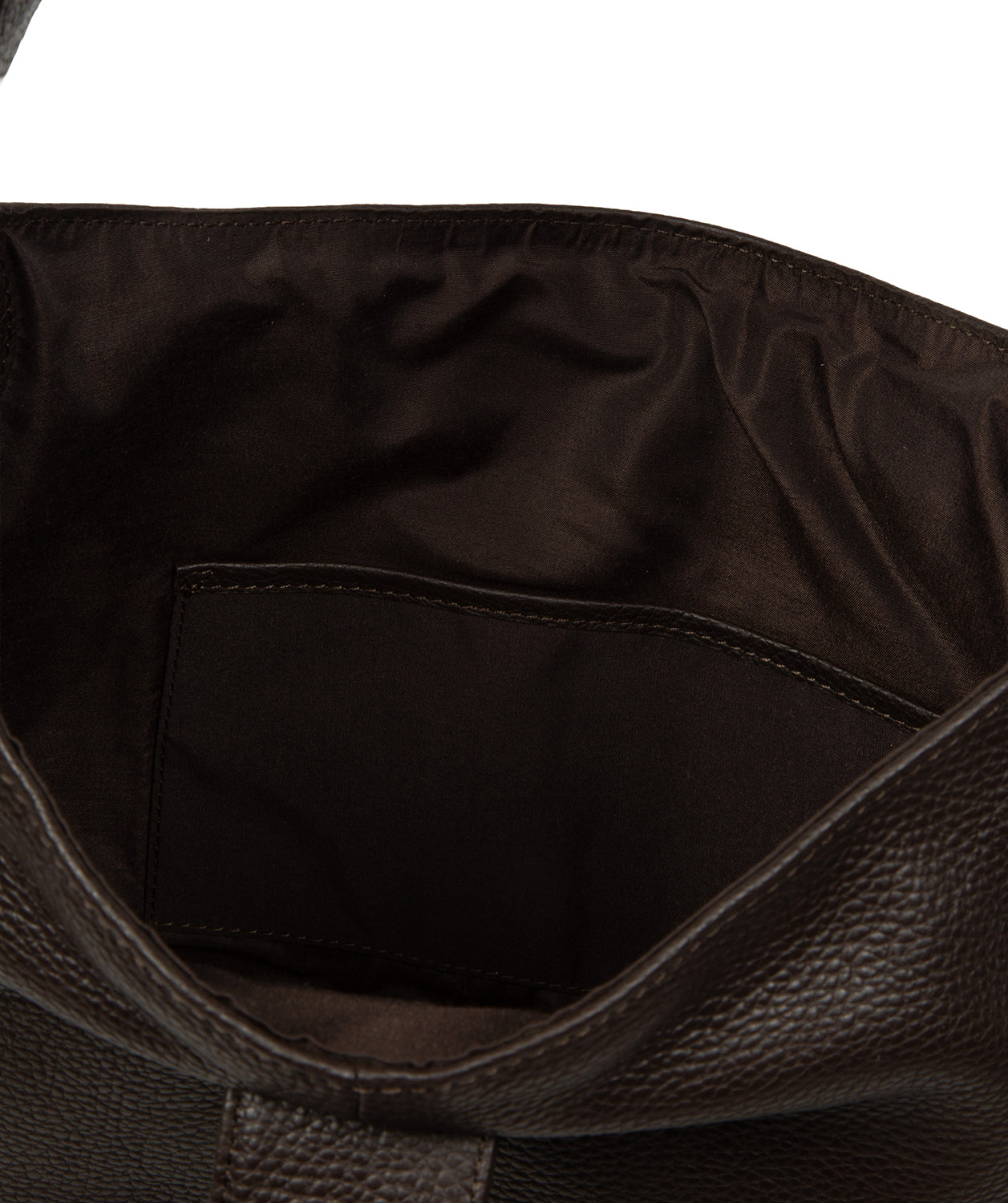 Rowena shoulder bag flat lay showing overall shape and proportions