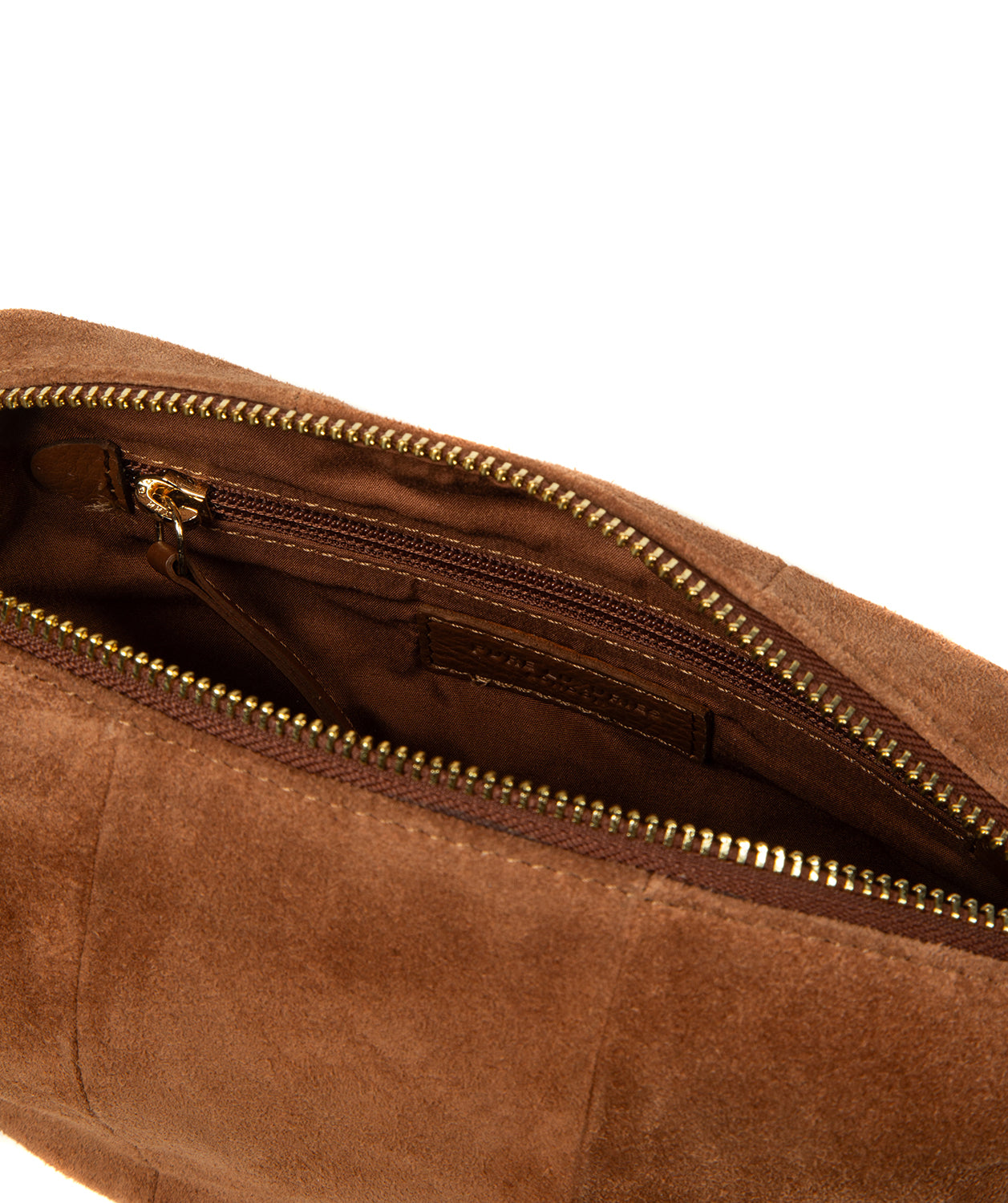 Harper bag blind embossed logo on front panel