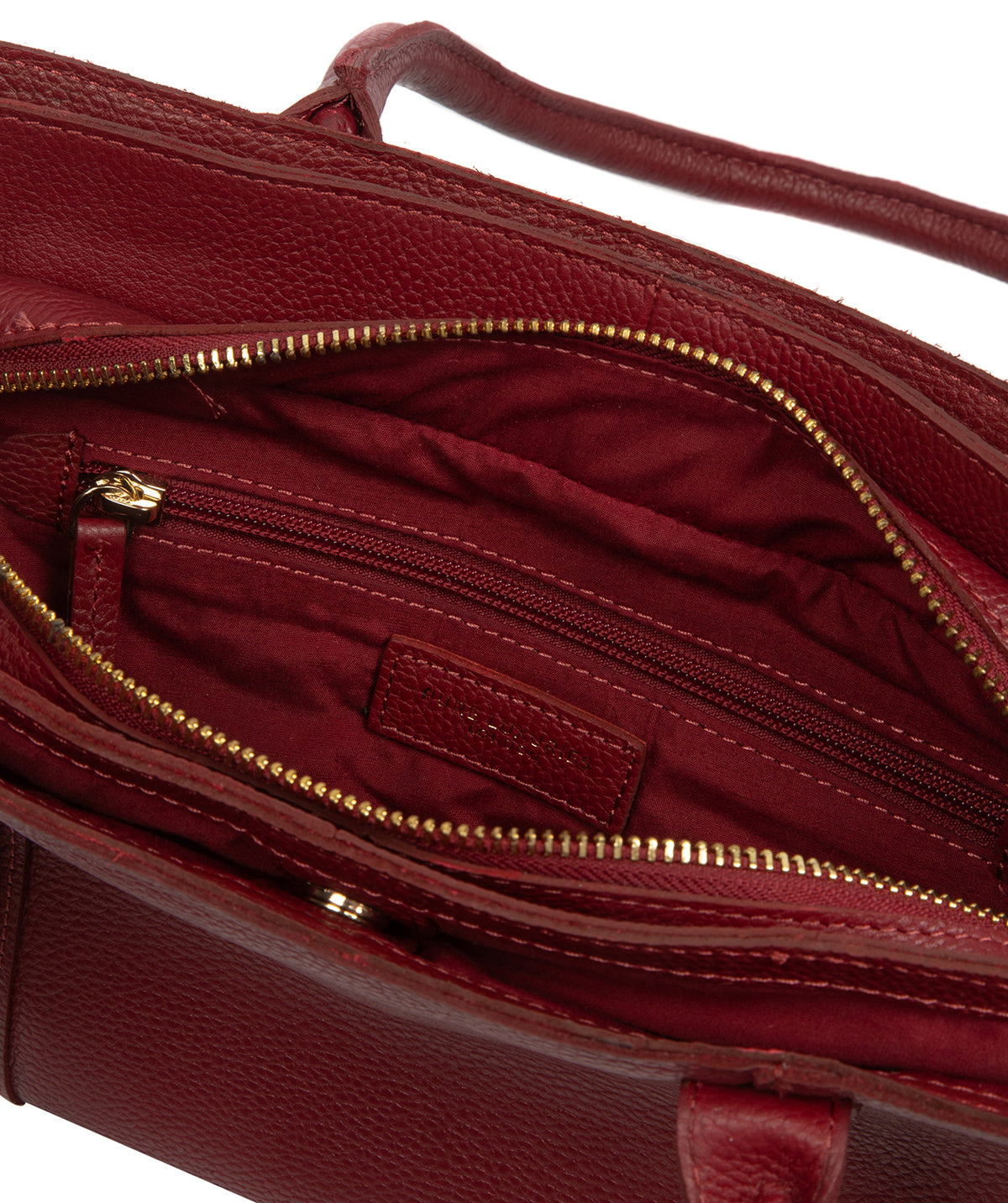 'Filton' Red Leather Handbag