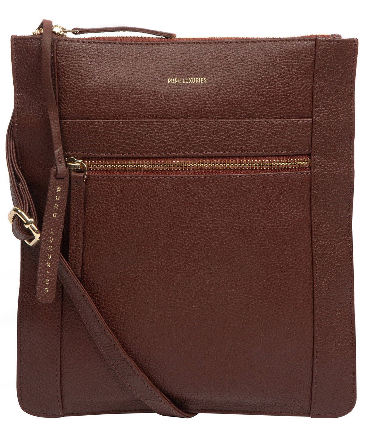 'Wren' Rich Chestnut Leather Cross Body Bag