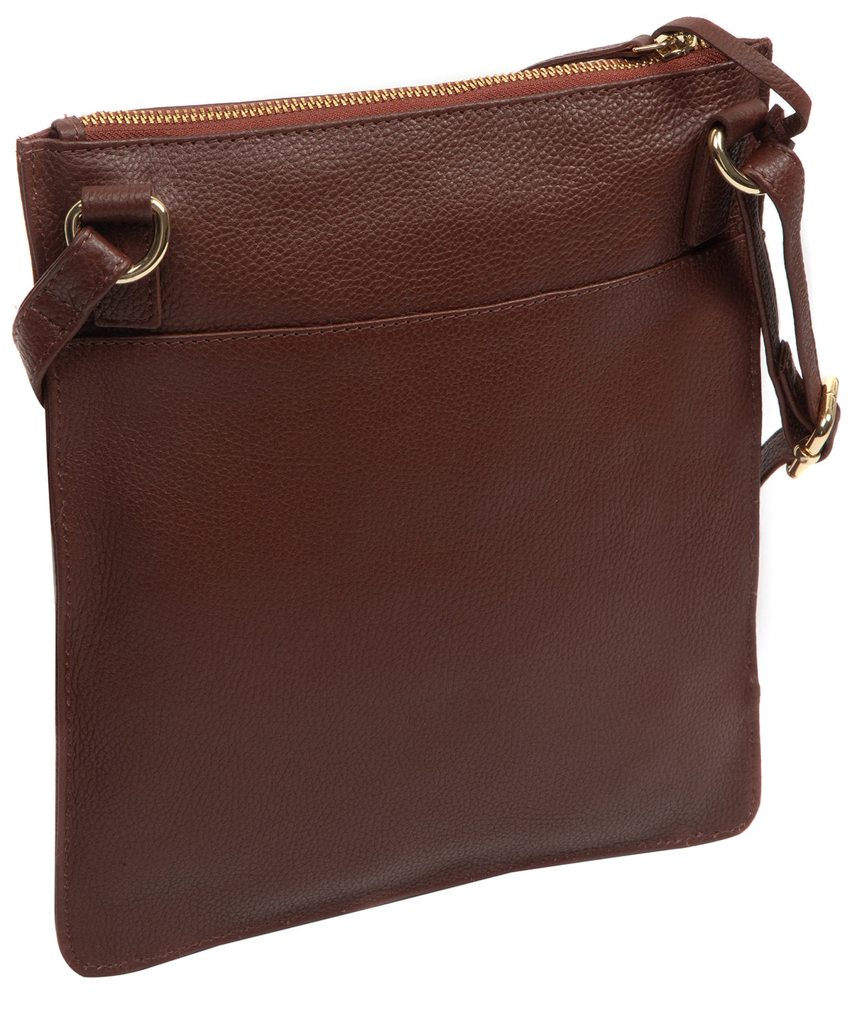 'Wren' Rich Chestnut Leather Cross Body Bag