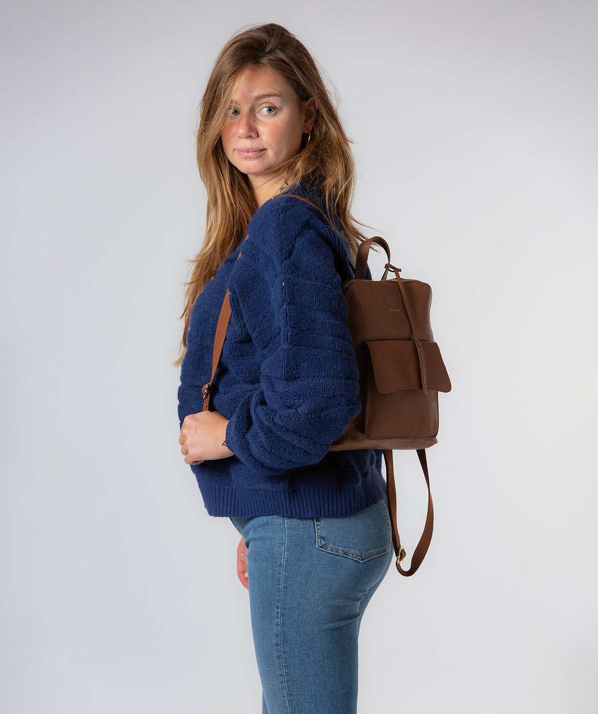 Anouk backpack interior zip and slip pockets