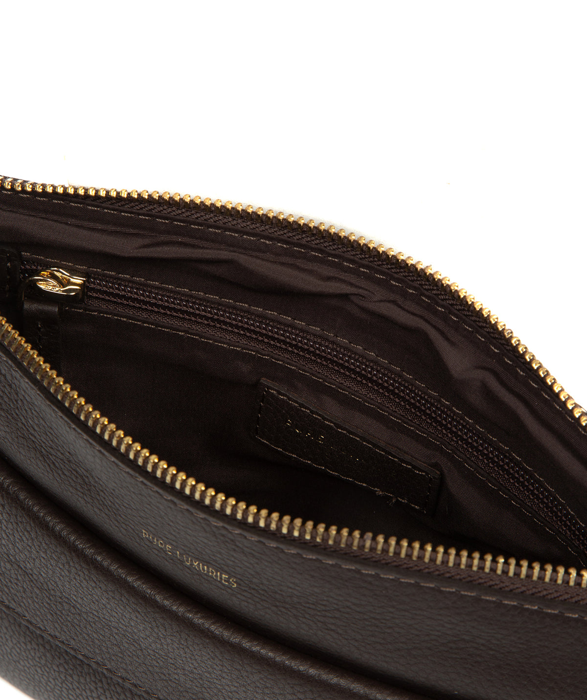 'Jessamine' Espresso Leather Cross Body Bag