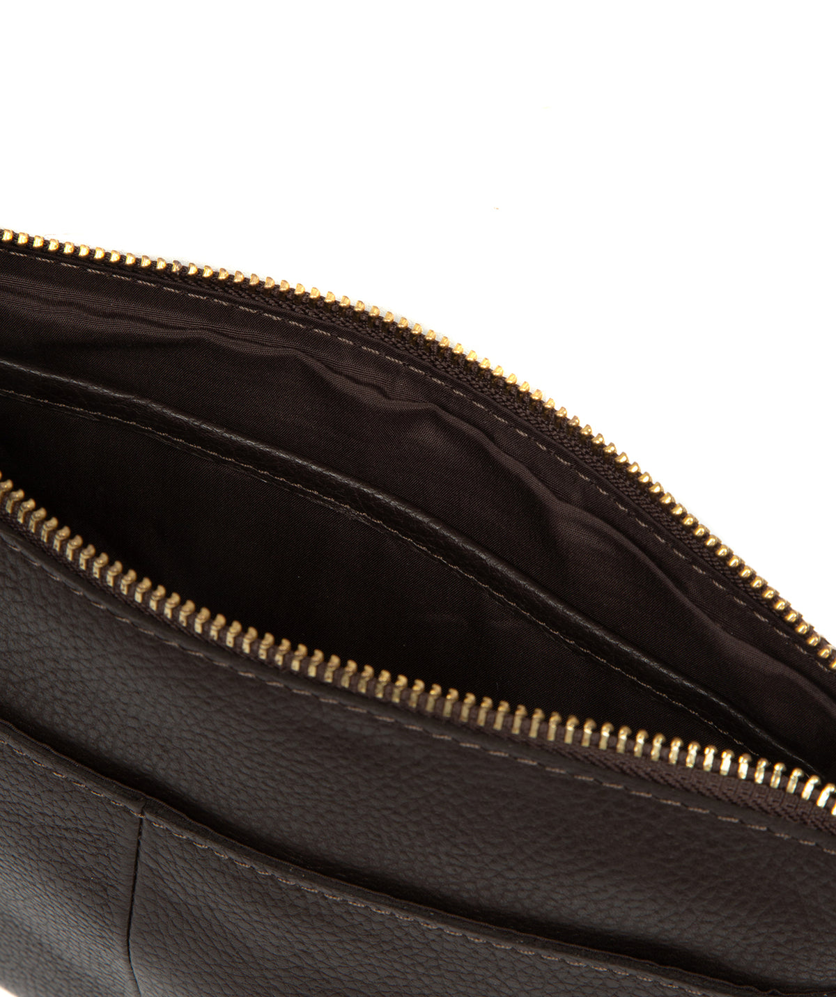 'Jessamine' Espresso Leather Cross Body Bag