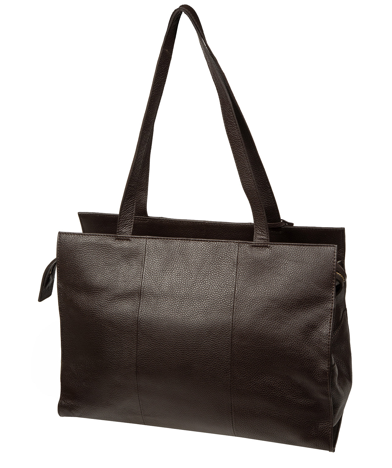 Interior zip pocket and fabric lining detail