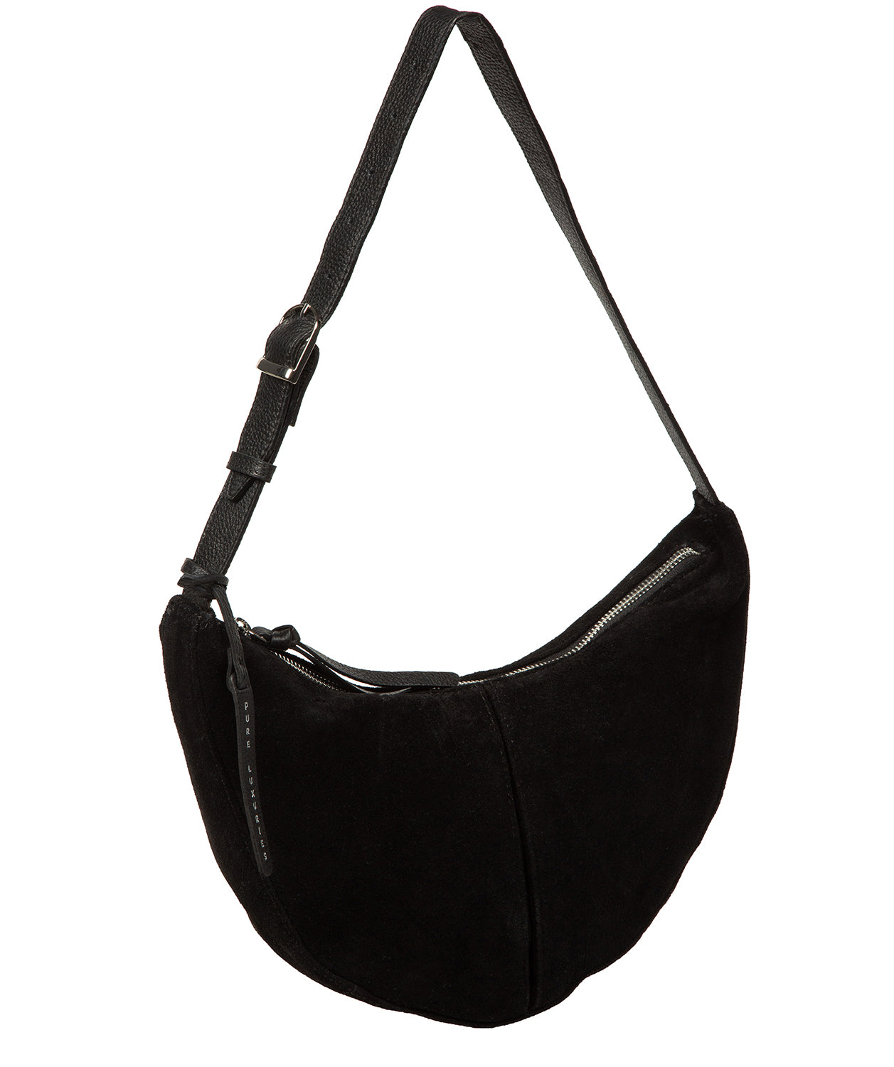 Hanging charm with embossed Pure Luxuries branding