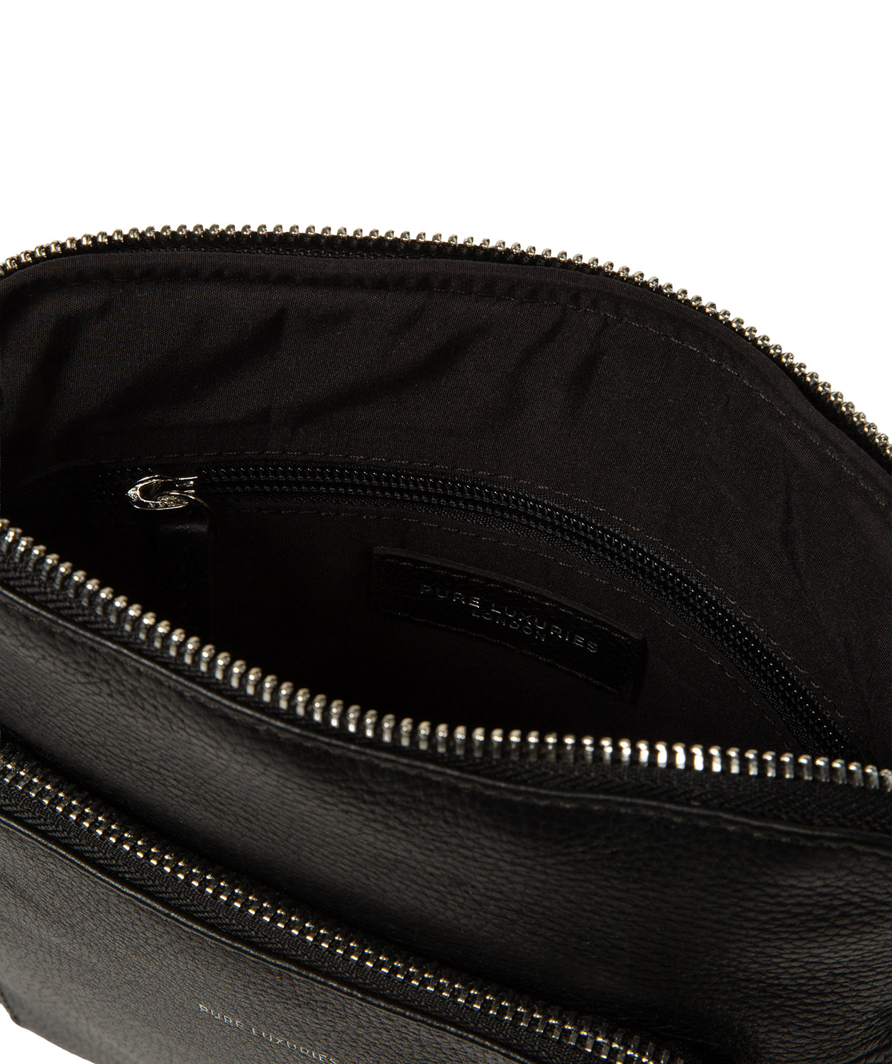rear slip pocket and hardware detail