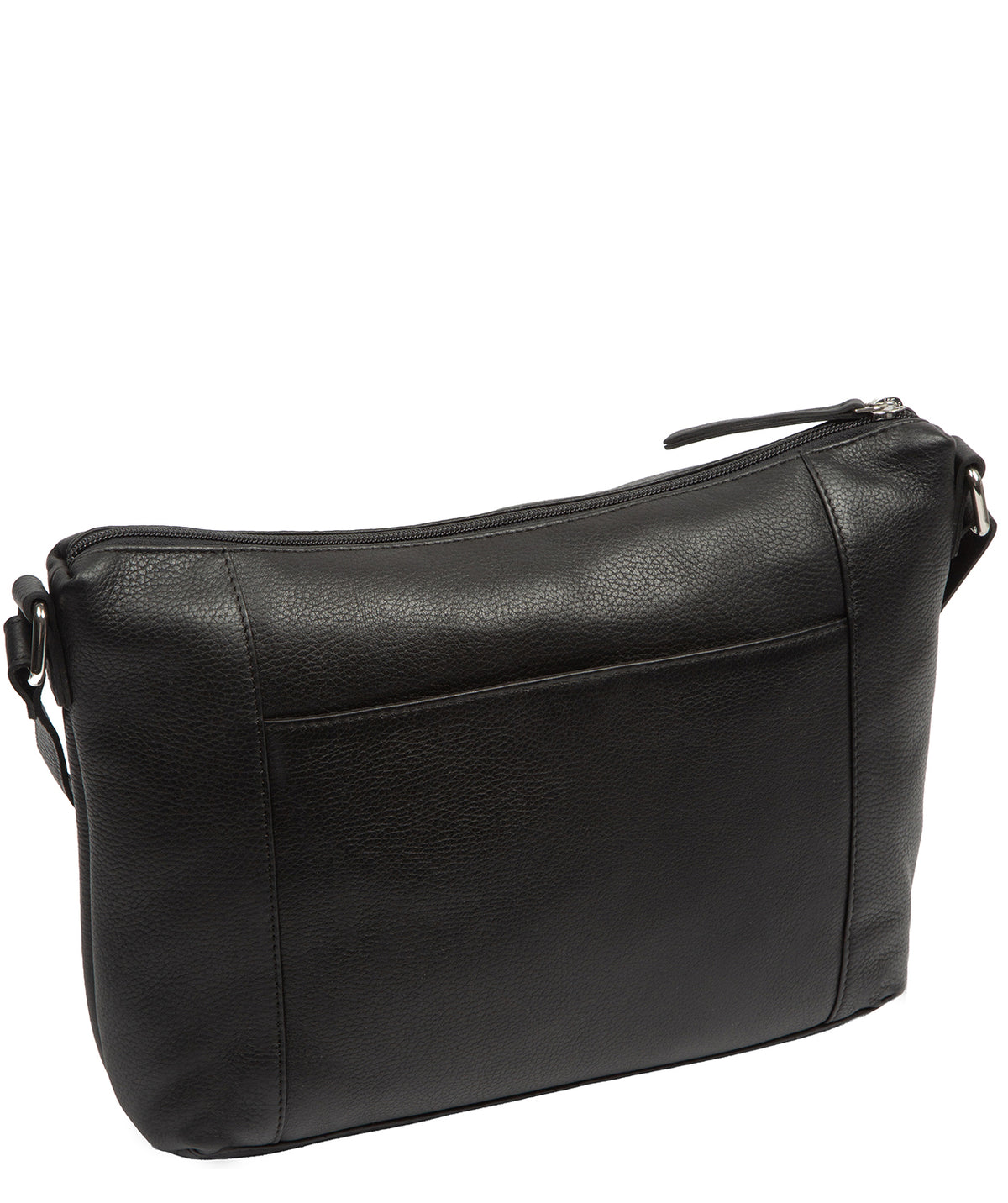 'Moreno' Black Leather Cross Body Bag