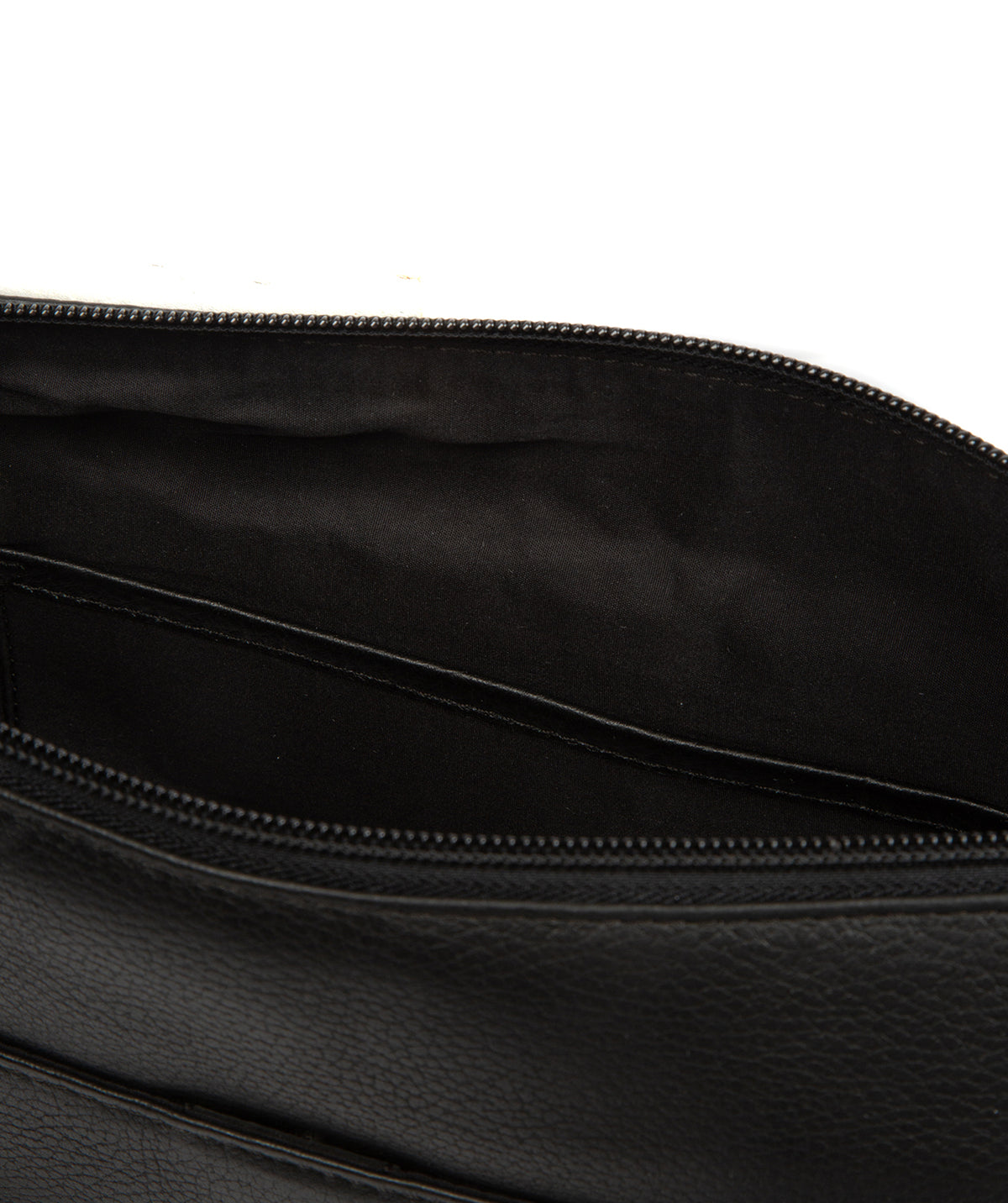 'Moreno' Black Leather Cross Body Bag